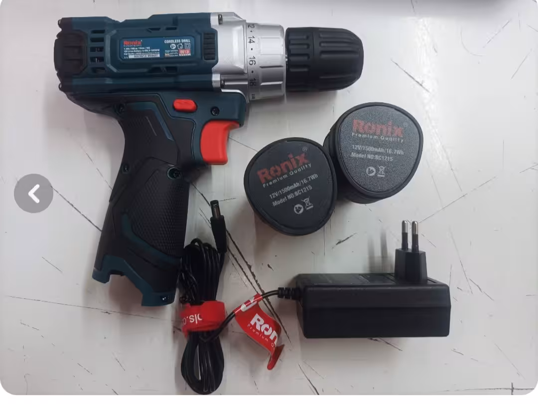 8613i-دریل شارژی 12 ولت لیتیومی تاپ لاین رونیکس مدل 8613i