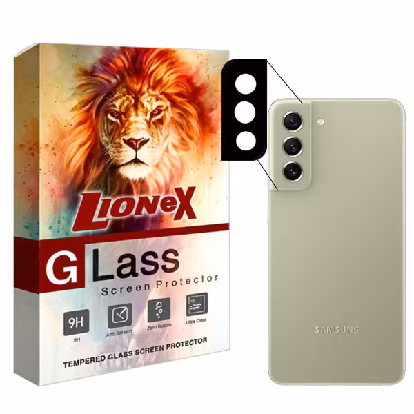 محافظ لنز دوربین لایونکس مدل FLLI مناسب برای گوشی موبایل سامسونگ Galaxy S21 FE 5G | کالا برتری