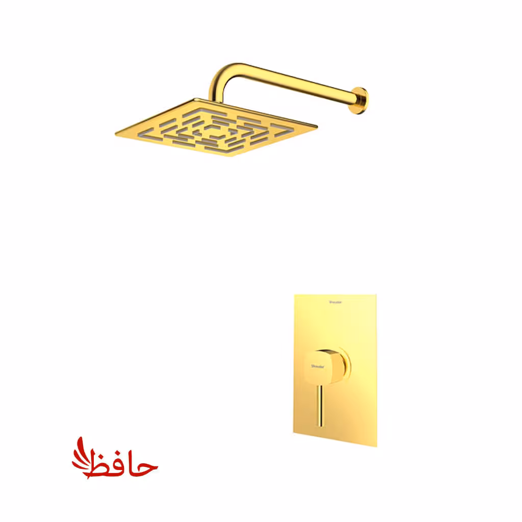 شیر حمام توکار شودر مدل رومر طلایی تیپ 1 BRASS