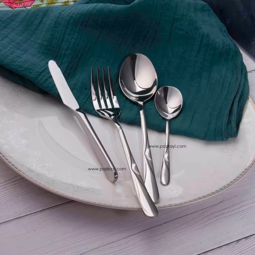 سرویس قاشق چنگال 30 نفره اس جی مدل 264m