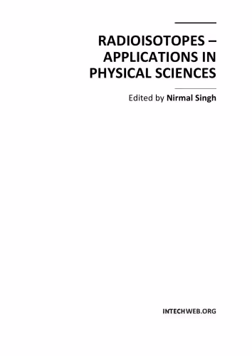 خرید و دانلود نسخه کامل کتاب Radioisotopes - application in physical sciences