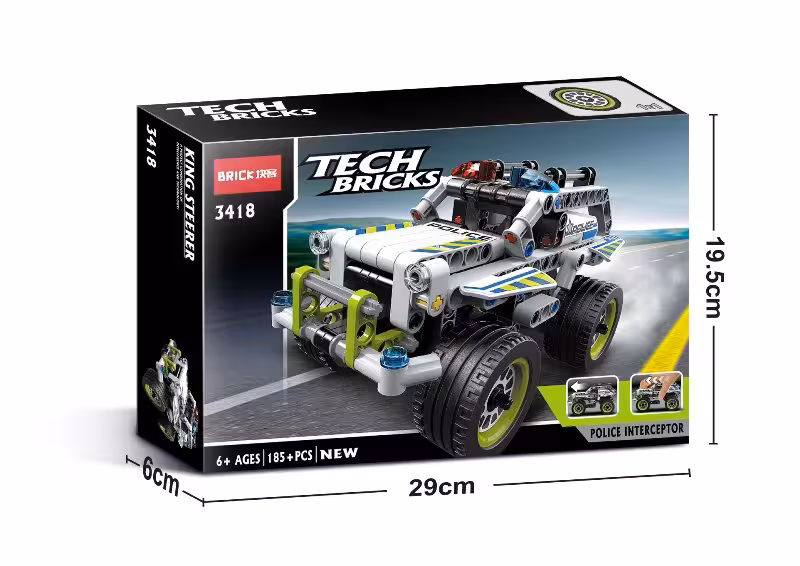 لگو دکول ماشین عقبکش آیتم 3418