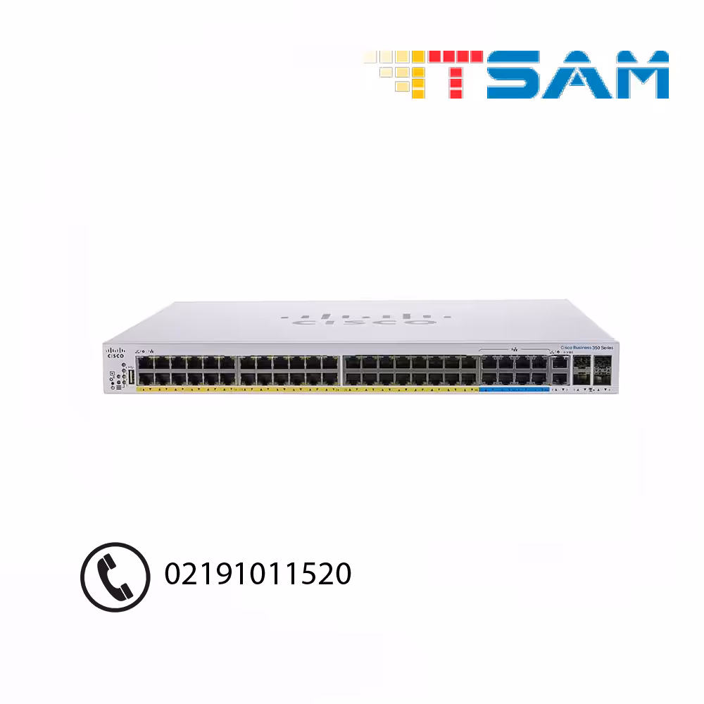 سوئیچ سیسکو مدل CBS350-48NGP-4X