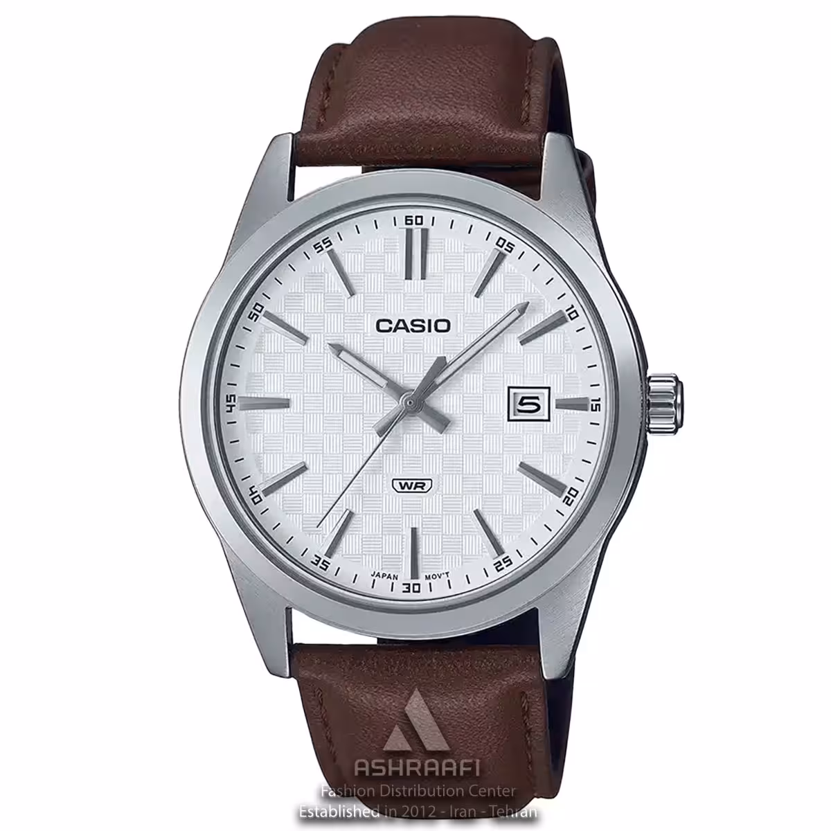 ساعت مردانه کاسیو بند چرمی Casio MTP-VD03L-5A