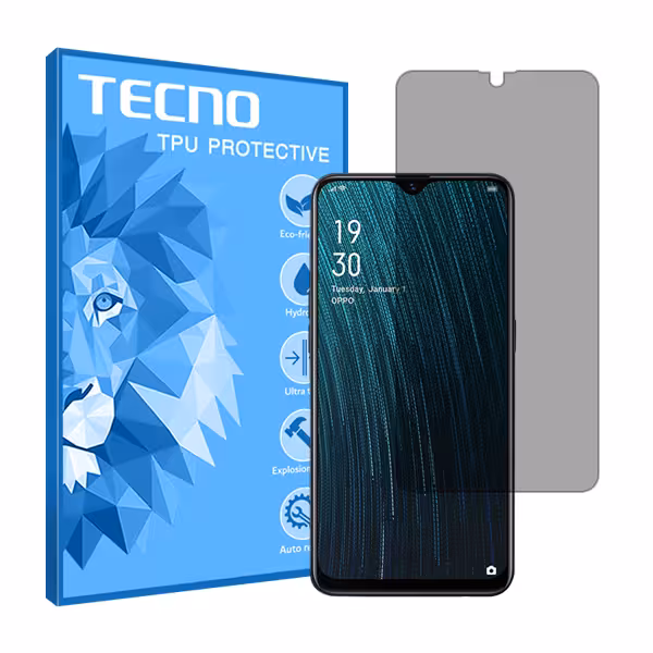 گلس اوپو A5s مدل هیدروژلی پرایوسی برند تکنو کد S