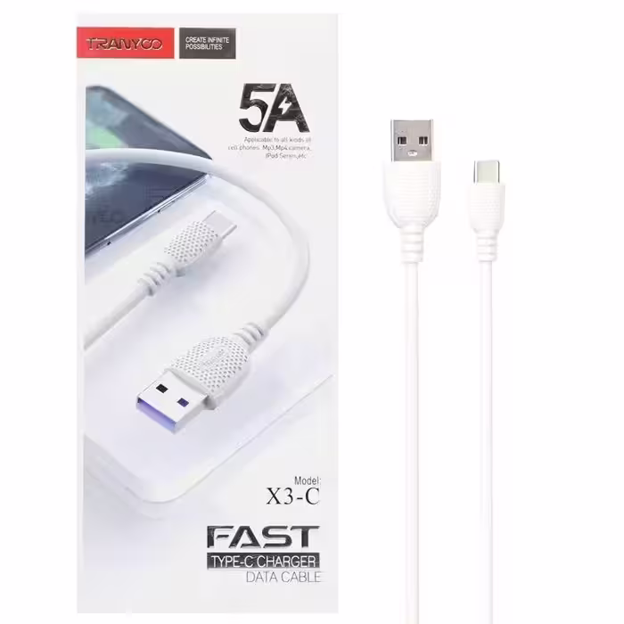 کابل USB به USB-C ترانیو مدل X3-C طول 1 متر