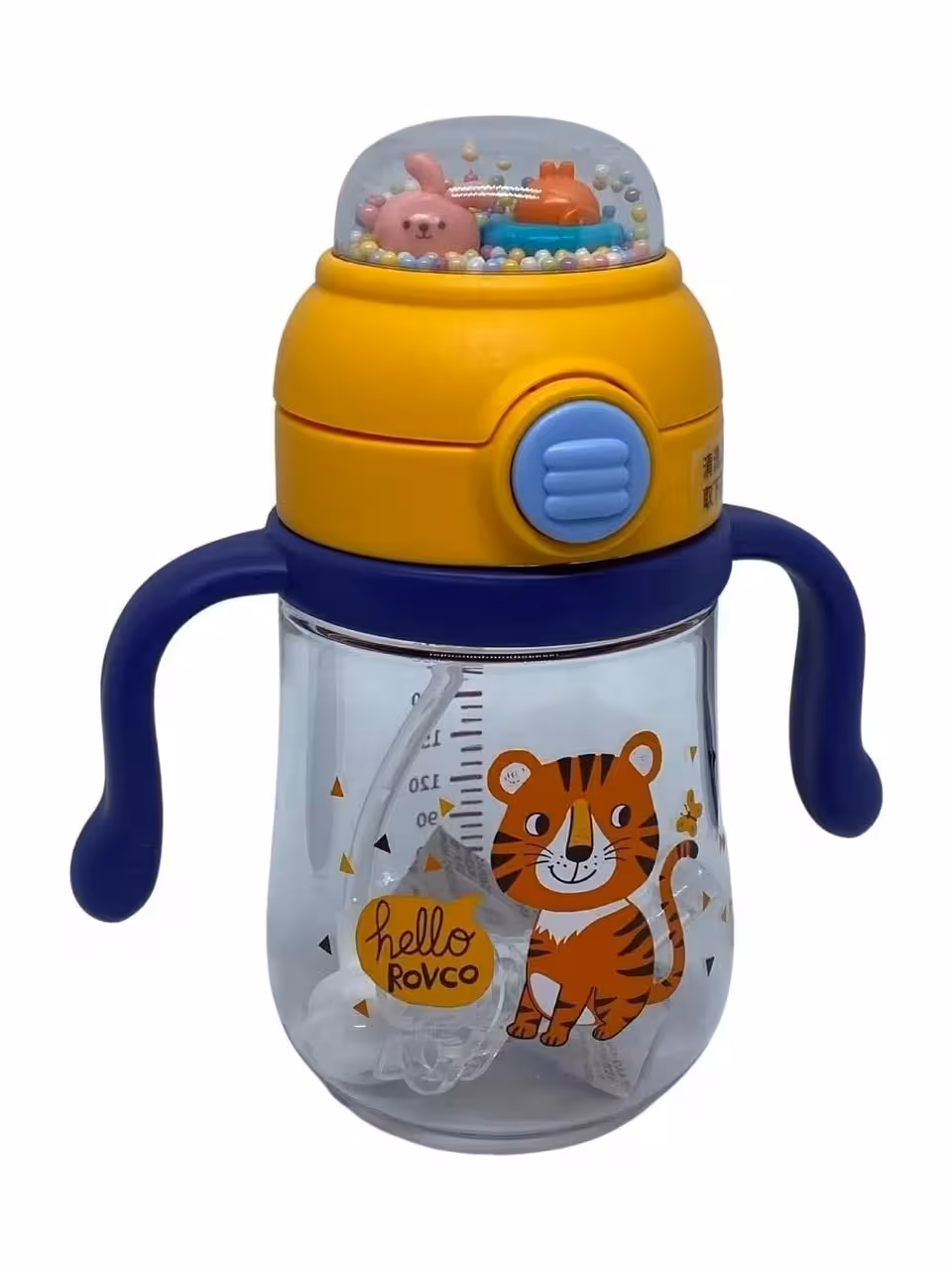 لیوان آبمیوه خوری نی دار 260 میل رووکو Rovco کد B1046