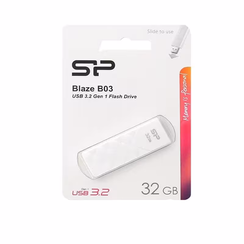 فلش مموری سیلیکون پاور مدل Blaze B03 ظرفیت 32 گیگابایت