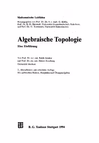 خرید و دانلود نسخه کامل کتاب Algebraiscbe Topologie