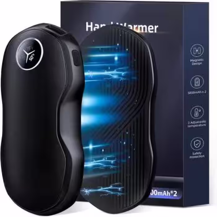 گرمکن دست و پاوربانک دوتایی اورجینال (2*5000 میلی آمپر ساعت)