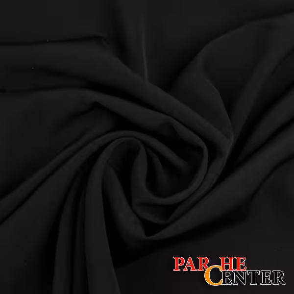 پارچه ته طاقه لینن مشکی متراژ 95 سانتی متر
