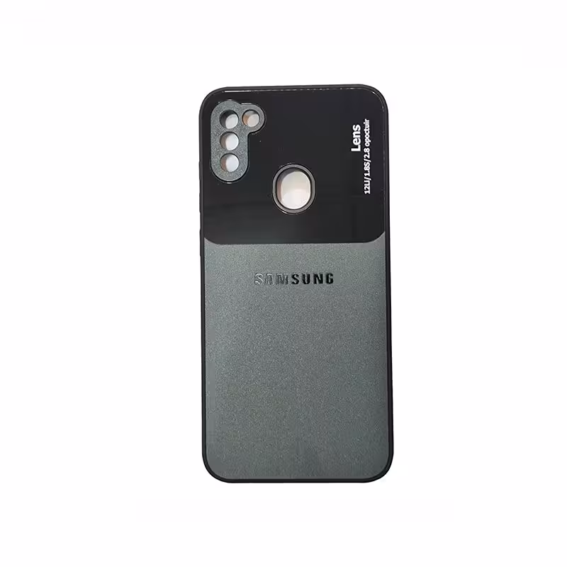 محافظ قاب گوشی سامسونگ A11 طرح ساده خاکستری