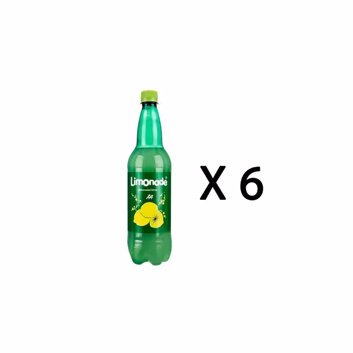 نوشابه گازدار زمزم با طعم لیموناد 1000 میلی لیتری پرس 6 عددی