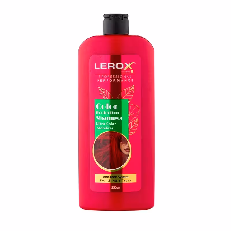 شامپو تثبیت کننده رنگ مو لروکس 550 میلی لیتر