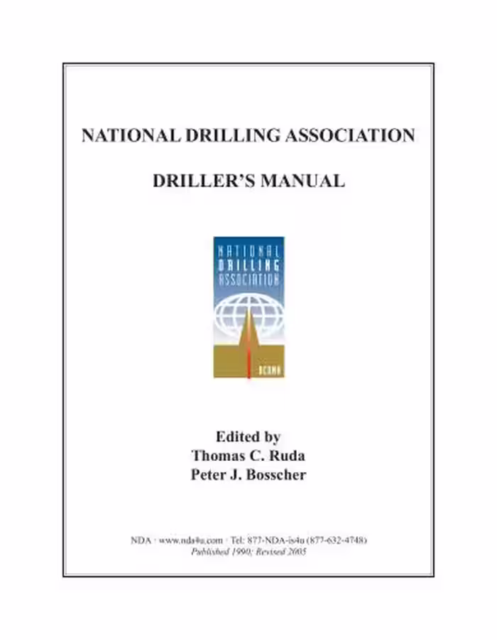 خرید و دانلود نسخه کامل کتاب Driller's manual