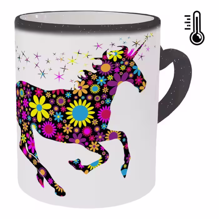 خرید ماگ-لیوان حرارتی  دسته ساده   یونیکورن کد 8