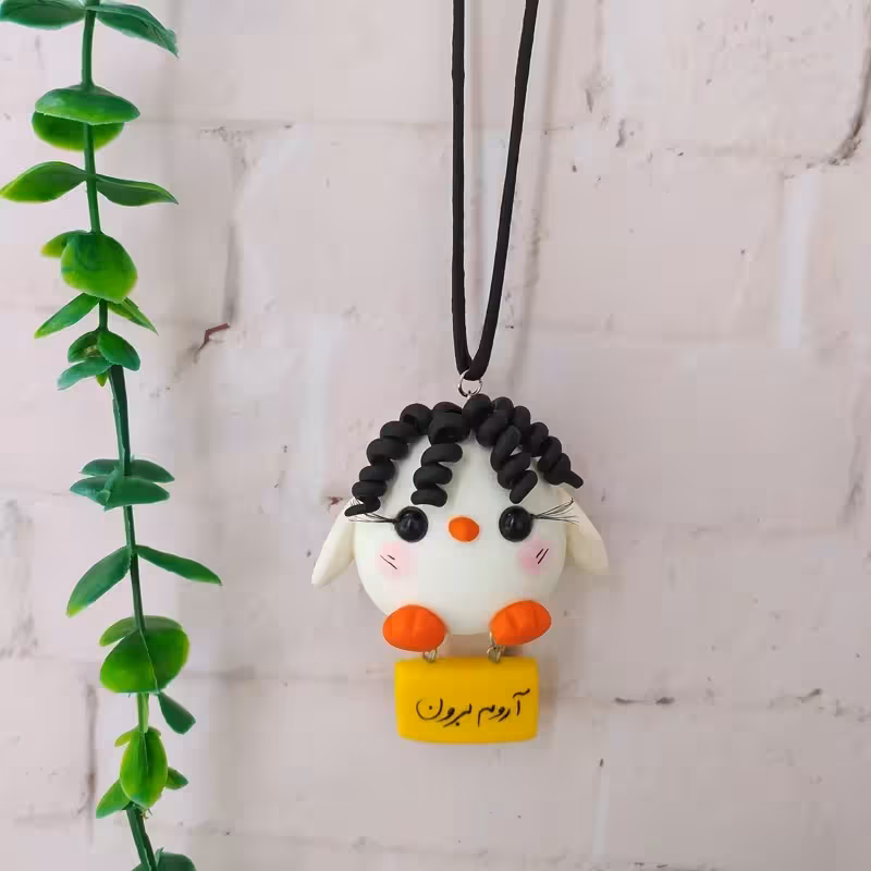 آویزماشین جوجه سفید | amazonchi