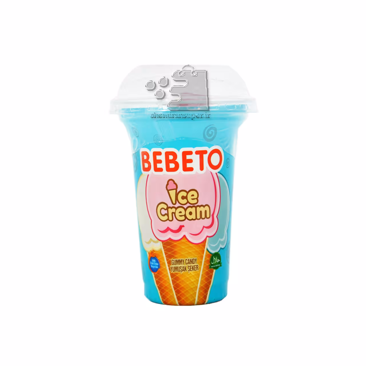 پاستیل بستنی قیفی 120 گرم لیوانی ببتو - bebeto
