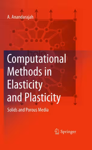 خرید و دانلود نسخه کامل کتاب Computational Methods in Elasticity and Plasticity: Solids and Porous Media