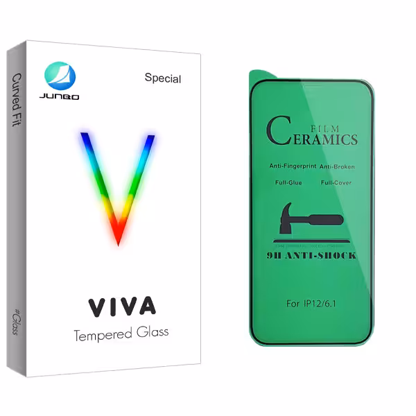محافظ صفحه نمایش سرامیکی جانبو مدل Viva Glass مناسب برای گوشی موبایل اپل iPhone 12