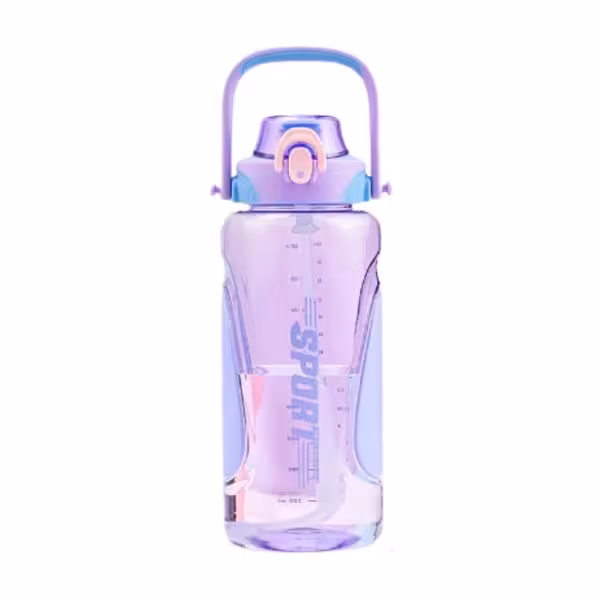 قمقمه بنفش پینکا نی دار 1500 میلی لیتر کد PJ766