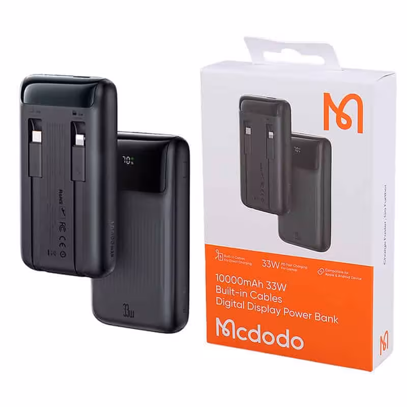 پاور بانک فست شارژ 10000 مک دودو Mcdodo MC-0231 QC4.0 PD3.0 33W