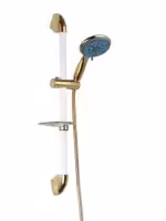 علم دوش تک کاره سفید طلایی