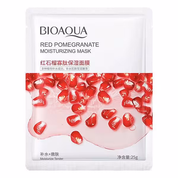ماسک ورقه ای انار بیوآکوا BIOAQUA