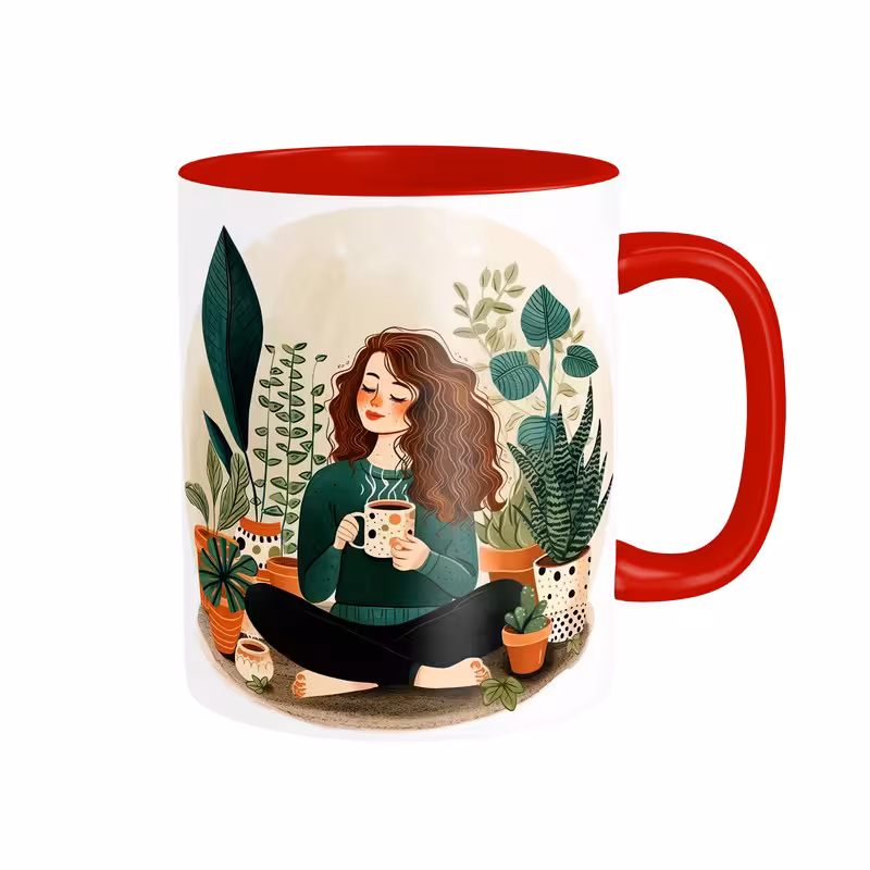 ماگ طرح دختر کد 0136