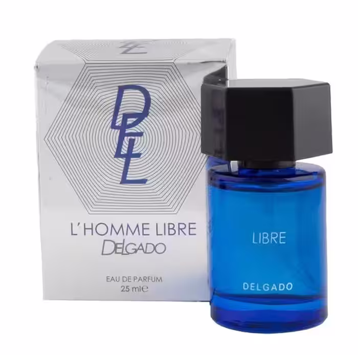 ادکلن مینیاتوری دلگادو DELGADO مردانه مدل 25ml L’HOMME LIBRE