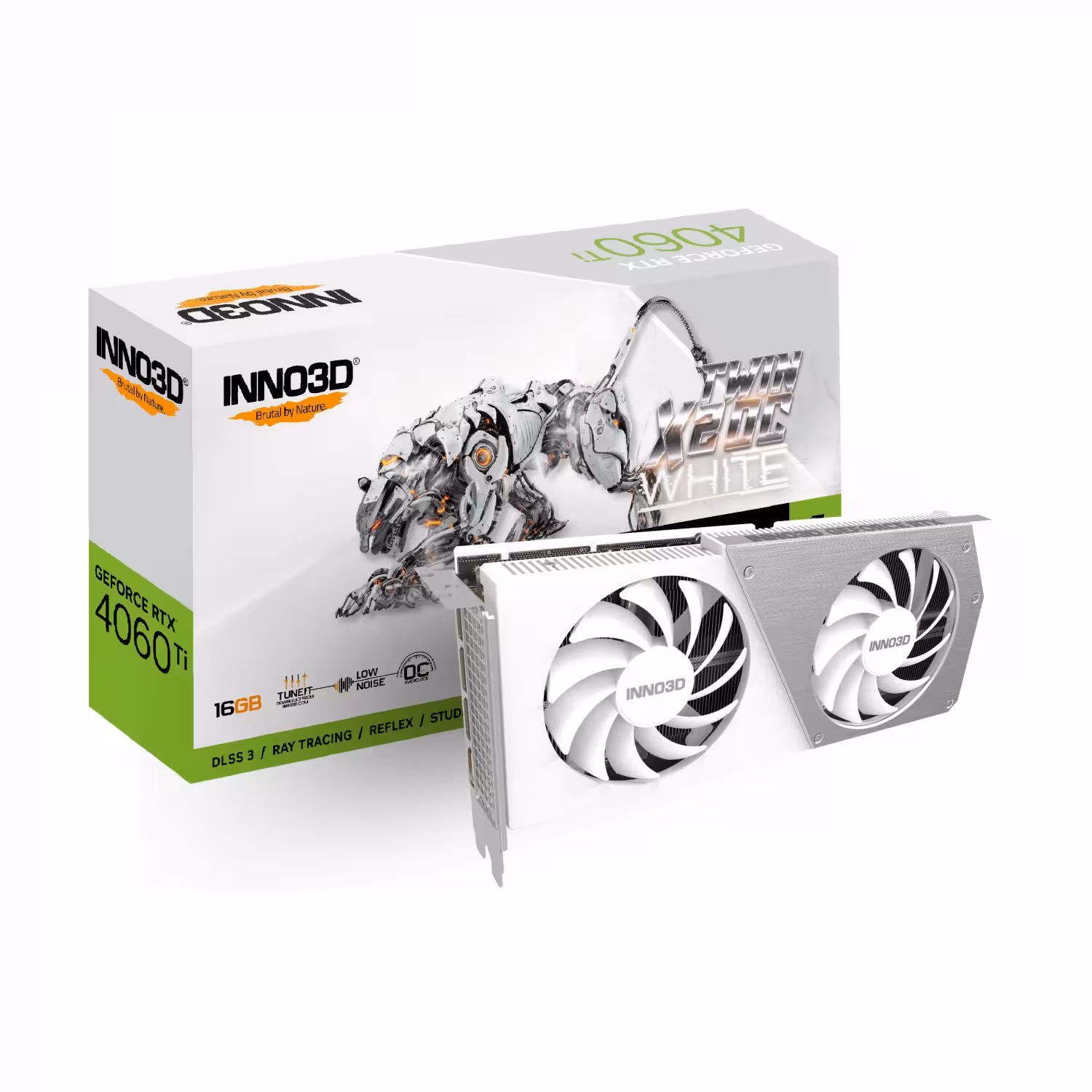 کارت گرافیک اینو تری دی GEFORCE RTX 4060TI TWIN X2 OC WHITE 16GB GDDR6X