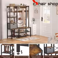رگال لباس چوب و فلز کد9946
