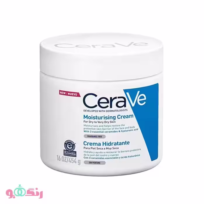 آبرسان و مرطوب کننده پوست خشک و خیلی خشک سراوی Cerave Moisturizing Cream For Dry to Very Dry Skin