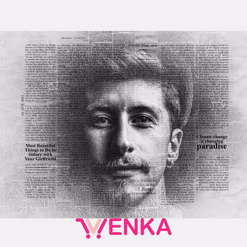 موکاپ افکت متن عکس کد42