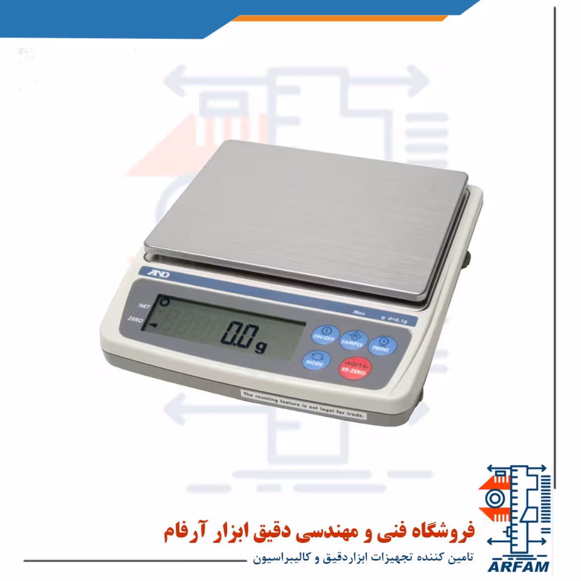ترازوی دیجیتال گرمی AND مدل EK6100I