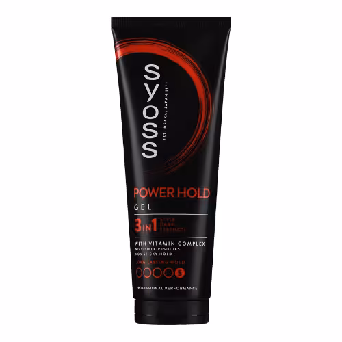 ژل تثبیت کننده مو پاور هلد Power Hold سایوس Syoss حجم 250 میل
