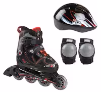 ست اسکیت Fila x one combo3 black red