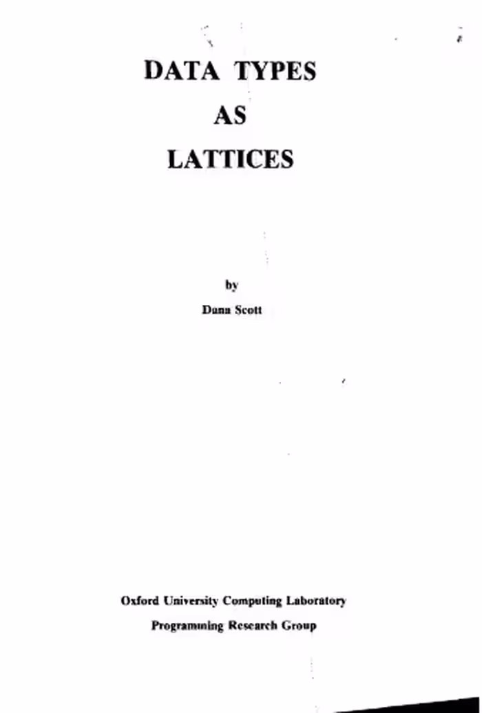 خرید و دانلود نسخه کامل کتاب Data Types as Lattices