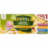 بیسکوییت انگشتی شیر، گندم و سیب 6+ ماه هاینز Heinz