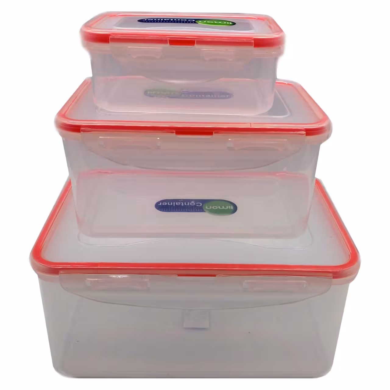 ظرف نگهدارنده لیمون صورتی بسته 3 عددی کد 3362