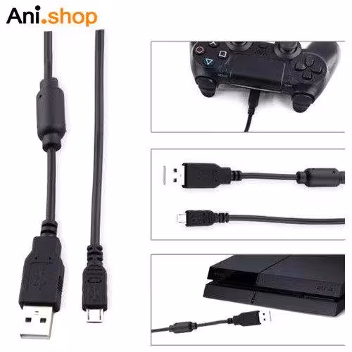 کابل شارژ دسته بازی ps4 مدل B8V-00115 کد 1080