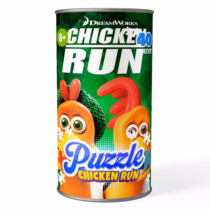 پازل 40 تکه کارتون فرار مرغی