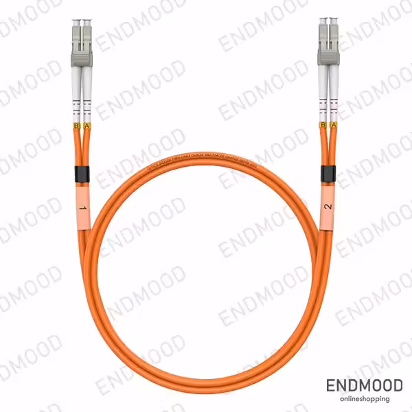 پچ کورد فیبر نوری 3 متری نگزنس LC-LC داپلکس مالتی مود Nexans