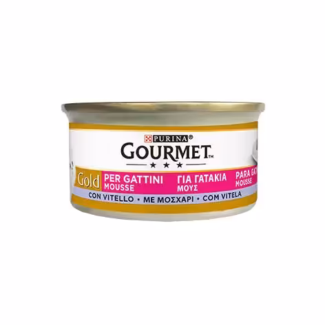 کنسرو بچه گربه طعم گوشت گوساله برند Gourmet گورمت 85 گرمی