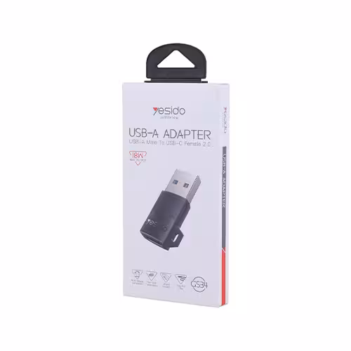 تبدیل OTG تایپ سی به USB یسیدو GS34