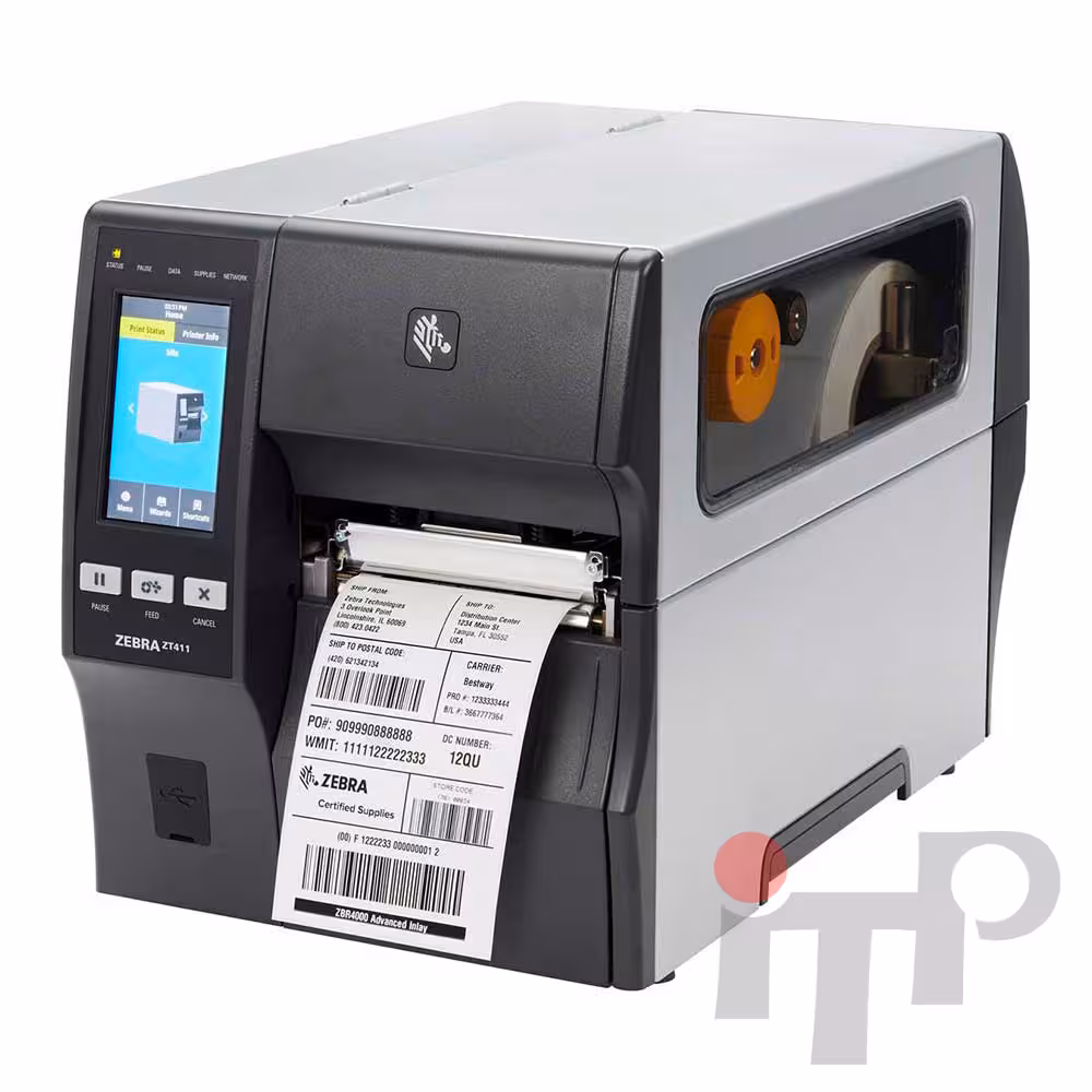 پرینتر لیبل زن صنعتی زبرا مدل ZT411