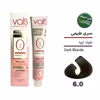 رنگ موی بدون آمونیاک والس بلوند تیره شماره 6.0