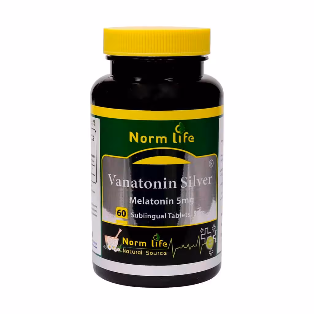 قرص زیر زبانی واناتونین سیلور 5 میلی گرم نورم لایف 60 عدد