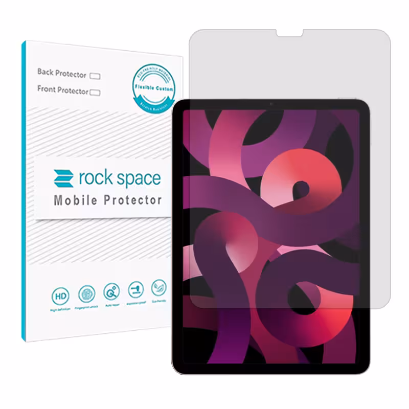 گلس تبلت اپل iPad Air 5 10.9 مدل نانو هیدروژل شفاف برند راک اسپیس کد L