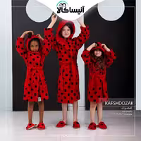 حوله تن پوش کودک پود ایران مدل کفشدوزکی